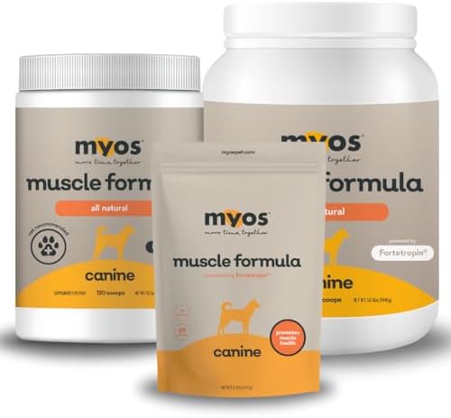 MYOS Canine Muscle Formula - Dog Muscle Builder & Mobility Support - 180 g