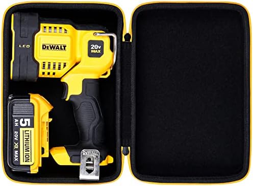 khanka Hard Storage Case for Dewalt DCGG571M1/DCGG571B+DCF682N1/DCF680N2 | EVA Hard Shell, Accessory Storage Pocket, Workshop Tool Storage