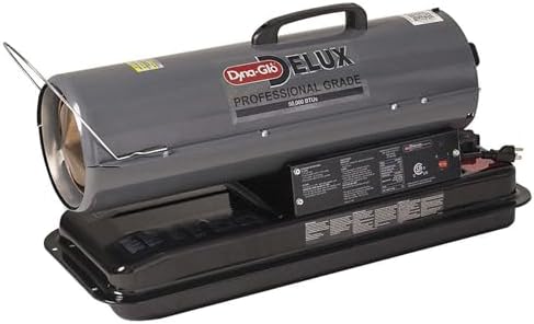 Portable Oil and Kerosene Torpedo Heater, 135,000 BtuH, #1 Diesel, #1 Fuel Oil, K-1 Kerosene - 1 Each