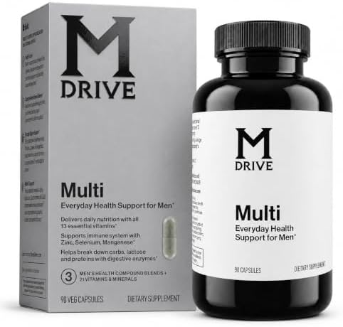 M Drive Multi Men's Daily Multivitamin Immune & Energy Support, 90ct