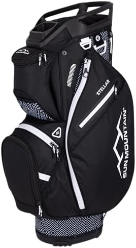 Sun Mountain Women's Stellar Lightweight Cart Golf Bag, 14-Way Top, 2025 Model