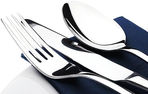 Silverware Set for 8, 40 Piece Stainless Steel Flatware Utensil Cutlery Set