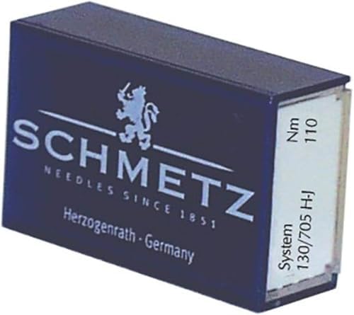 SCHMETZ Jean & Denim Sewing Machine Needles - Precision Needles for Heavy Fabric, Size 110/18, 5-Needle Cards, Pack of 1
