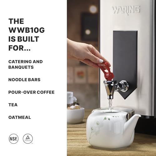 Waring Hot Water Dispenser with 10-Gallon Capacity & 120V