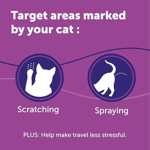FELIWAY Classic Cat Calming Spray, 60ml | Comforts Cats at Home and On the Go and Helps to Calm During Travel