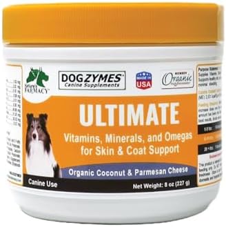 Dogzymes Ultimate Skin and Coat with Algal Oil and Organic Coconut (1 Pound)