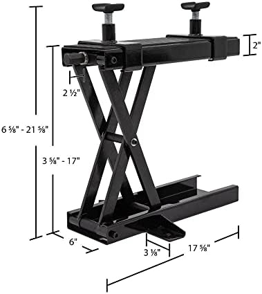 Black Widow Steel Motorcycle Jack, 1,100 lb, Dirt Bike Lift