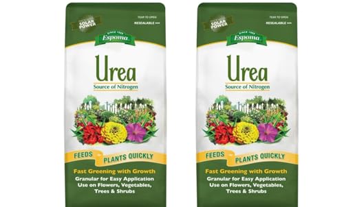 Espoma Urea Nitrogen Fertilizer 45-0-0, 4lb. Bag, Promotes Growth in All Flowering Plants, Trees, Shrubs