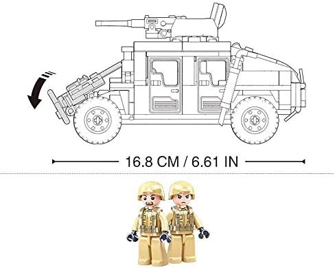 Military Vehicle Building Toy for Age 6 7 8 9 10 11 12+, Battle Brick, Compatible with Major Brand