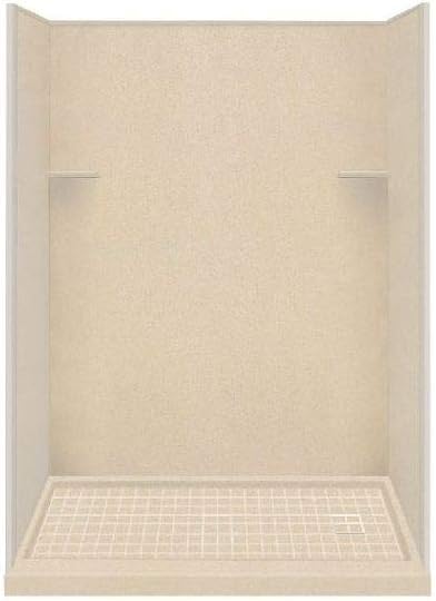 Transolid RKWF6027R-67 Right-Hand Alcove Shower Kit, 32" x 60" x 75", Matrix Khaki