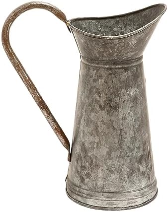 Deco 79 Metal Watering Can Indoor/Outdoor Planter, 10" x 6" x 12", Brown