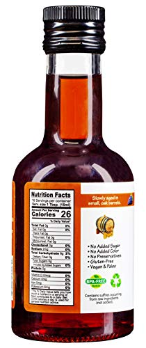 Lambrusco Vinegar of Modena - Premium Sweet & Tangy Red Wine Vinegar with No Added Sugar or Thickeners, Vegan & Paleo (Lambrusco Vinegar of Modena
