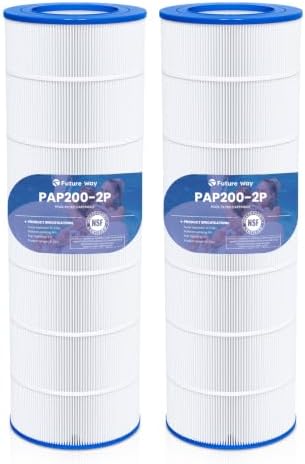 Future Way CC200 Pool Filter Cartridge Replacement for Pentair Clean & Clear 200, Replace Pentair R173217, Pleatco PAP200, Unicel C-9419, 200 sq.ft