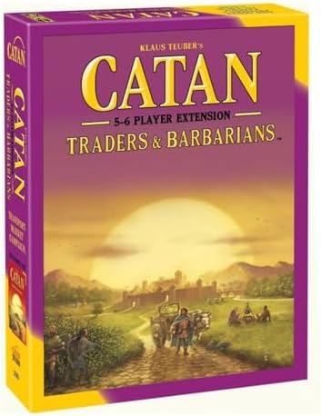 CATAN Traders & Barbarians Board Game 5-6 Player EXTENSION - Expand Your Epic CATAN Adventure! Strategy Game for Kids and Adults, Ages 12+, 3-6 Players, 90-120 Minute Playtime, Made by CATAN Studio | Expand Your Epic Asmodee CATAN Adventure, Strategy Gam…