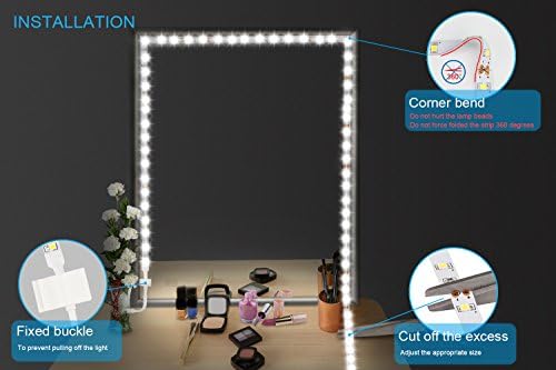 Led Vanity Mirror Lights Kit, ViLSOM 13ft/4M 240 LEDs Make-up Vanity Mirror