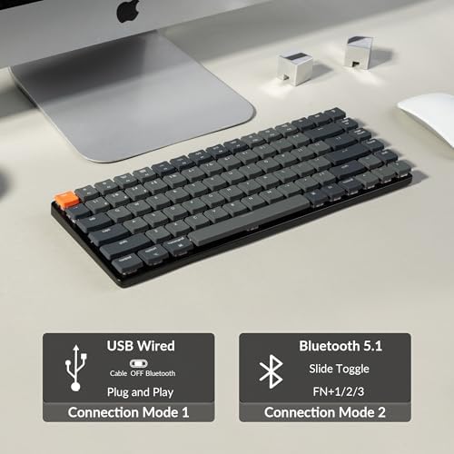 Keychron K3 Version 2 QMK 75% Wireless Low-Profile Mechanical Keyboard