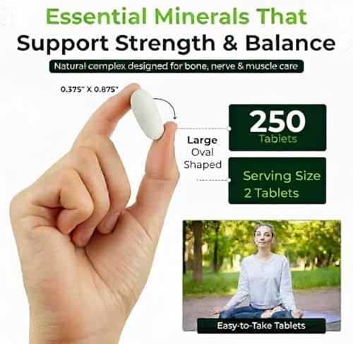 Natural Nutra Calcium Magnesium Zinc (Cal-Mag Zinc) with Vitamin D3,100 | Bone, Teeth, Muscle & Nerve Support, Gluten Free, Sugar Free