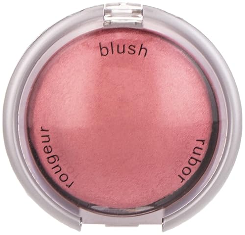 Palladio Baked Blush, Highly Pigmented Shimmery Formula, Easy to Blend and Highly Buildable, Apply Dry for a Natural Glow or Wet for a Dramatic Luminous Look, Long Lasting for All day Wear, Berry