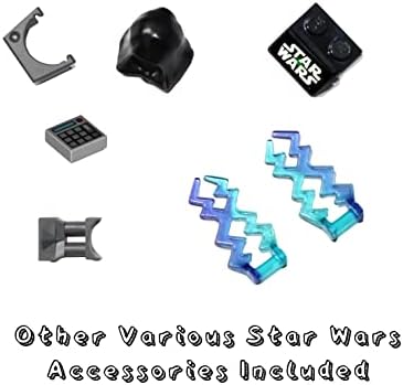 LEGO Star Wars Accessory and Weapons Pack - 8 Lightsabers, 8 Blasters, 2 Display Stands and More