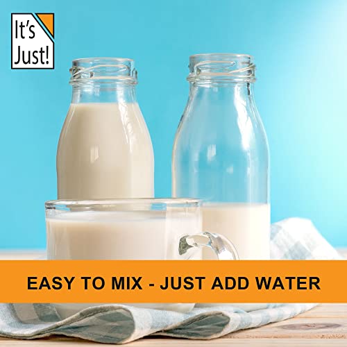 It's Just - Whole Milk Powder, 2lbs, rBST/rBGH Hormone Free, Shelf Stable, Just Add Water, Made in USA, Dry Milk Powder, 32oz