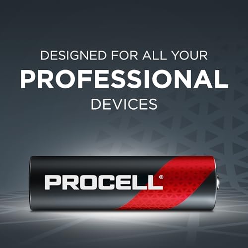PROCELL AA Alkaline Batteries 1.5V, 144-Count Bulk Pack, Made in USA | Professional facility and medical device power, ANSI/IEC LR6, 3, 075 mAh
