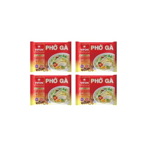 VIFON Phở Bò Vietnamese Style Instant Rice Noodles, 2.11 oz (Pack of 24) | Halal Certified | Authentic Vietnamese Phở | Ready in 3 Minutes