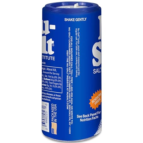Nu-Salt Substitute Shaker, 3 Ounce (Pack of 36)