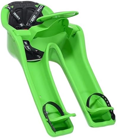 Front Mounted Child Seat with Patented Mounting for Easy and Secure Installation - Child’s Bike Seat with 3-Point Safety Harness and Adjustable