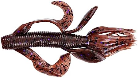 Yamamoto Custom Baits 4" Kreature Soft Creature Bait, 7-Pack, Bass Fishing Soft Plastic Lure, Multiple Colors