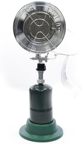 Mr. Heater MH15 Single Tank Top Outdoor Propane Heater, Silver