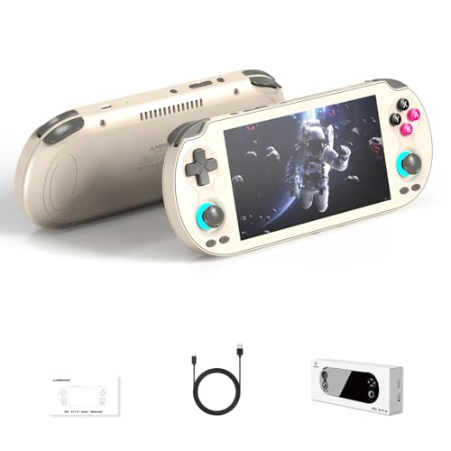 RG Vita Retro Handheld Game Console, Android 12 Portable Gaming Console with 5.46" IPS Touch Screen, No Game, Multi-Emulator, Wireless Screen Mirroring, Ideal for Home & Outdoor Entertainment (Black)