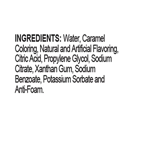 Hypothermias Shaved Ice and Snow Cone Syrup Unsweetened Flavor Concentrate - 4 Fl Oz - Makes 1 Gallon of Ready to Use Syrup - Cola - Must Add