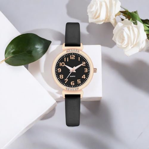 NUOVO Women's Silicone Sports Watch - Crystal Accented Leather Strap Analog Display