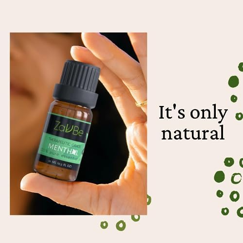 ZAVBE Menthol Breathe Essential Oil Blend 120 ml - Pure, Essential Oil for Diffuser Undiluted, Natural, Therapeutic Grade