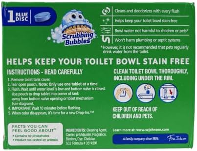 Vanish Scrubbing Bubbles Drop-Ins, 1.7 Oz, Pack of 12