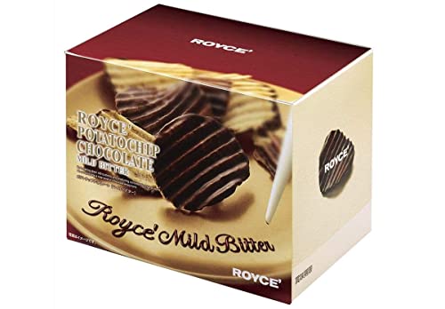 ROYCE' Potatochip Chocolate "Original" - |Chocolate Coated Crispy Potato Chips | Gourmet Snack for Gifting & Indulging | Japanese Potato Chip Chocolate from Hokkaido (7 Servings per Container)