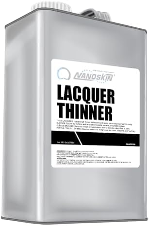 Nanoskin LACQUER THINNER 1 Gallon - Professional Strength, General Purpose