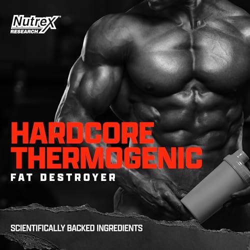 Nutrex Research Lipo-6 Hardcore Energy Dietary Capsules, 60 Count
