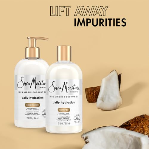 SheaMoisture Coconut Shampoo & Conditioner Set, Daily Hydration
