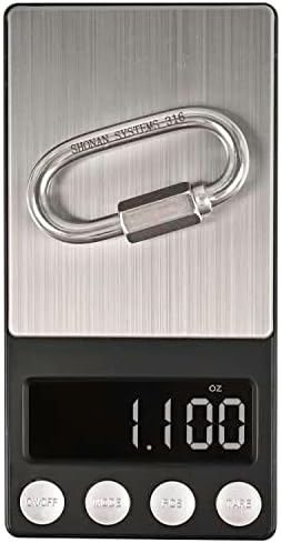 SHONAN Heavy Duty Marine Chain Quick Links, Stainless Steel Chain Connectors, Corrosion Resistant Locking Carabiners