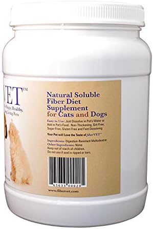 Fiber Supplement for Dogs and Cats - Veterinarian Recommended