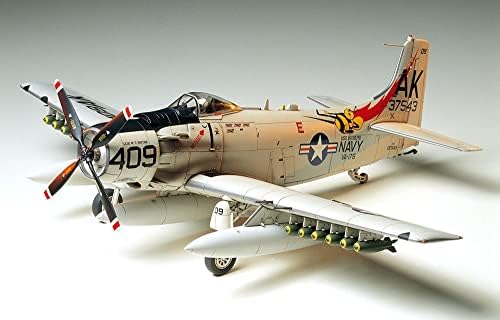 Tamiya Models Douglas A-1H Skyraider Model Kit, ages 12 Up