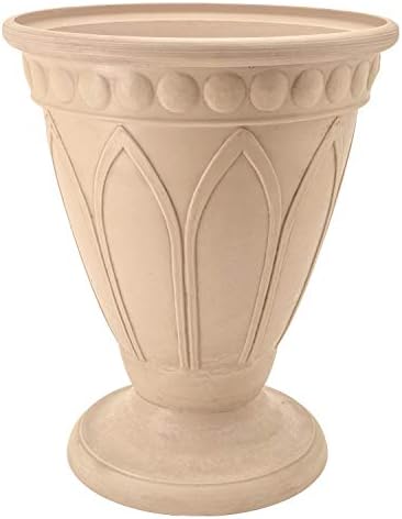 PSW HU40BK Bristol Urn Planter, 16 by 18-Inch, Black