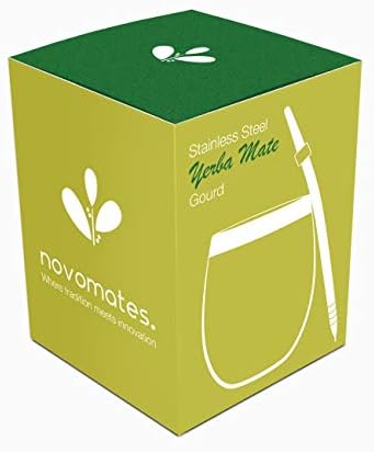 [NEW] Mate Cup and Bombilla Set - Mate Gourd - Includes Double Wall Stainless Steel Yerba Mate Tea Cup with Stanley Steel Mate Straw – Bombilla