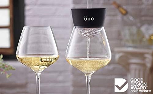 Ullo Wine Purifier with 4 Selective Sulfite Filters. Remove Sulfites and Histamines, Restore Taste, Aerate