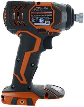 Ridgid R86034 X4 18V Lithium Ion 1750 LBS Torque 1/4 Inch Hex Shank Impact Driver (Battery Not Included, Power Tool Only) (Renewed)