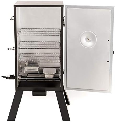 Masterbuilt 20070210, 30 inch, MB20070210 Analog Electric Smoker with 3 Smoking Racks, 30" Black (Old Version)