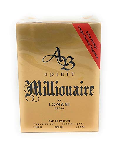 Lomani Ab Spirit Millionaire By Lomani for Men - 3.3 Oz Edp Spray, 3.3 Oz