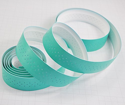 UPANBIKE Bike Handlebar Tape with Stomata Luxury Synthetic Leather Wraps for Road Bike Fixed Gear Bike (2pcs/Set)