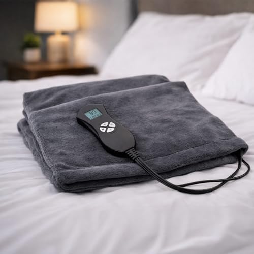 DMI Heating Pad for Pain Relief with 4 Heat Options & Moist Heat for Back Pain Relief,FSA and HSA Eligible,Neck and Shoulders,Muscle Aches,Arthritis,Period Cramps,9ft Cord,14.5 x 12 ',Medium